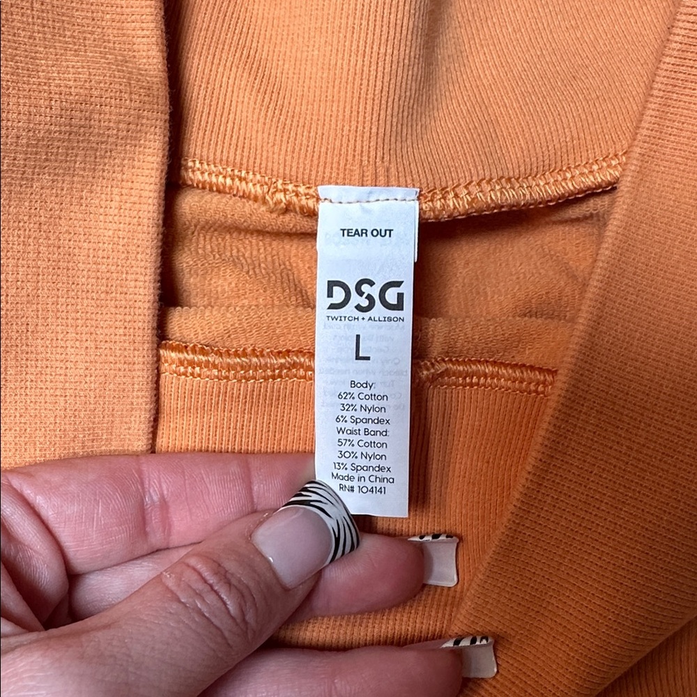 DSG Women's Athletic Orange Shorts - Picture 2 of 3